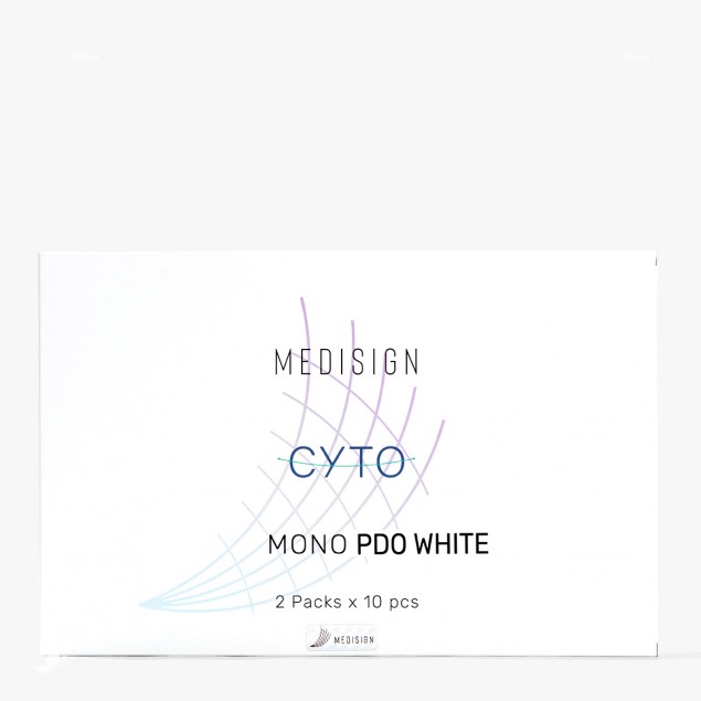 MEDISIGN CYTO MONO PDO WHITE THREADS 10 pcs.