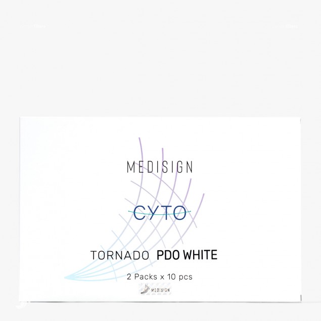 MEDISIGN CYTO TORNADO PDO WHITE THREADS 10 pcs.