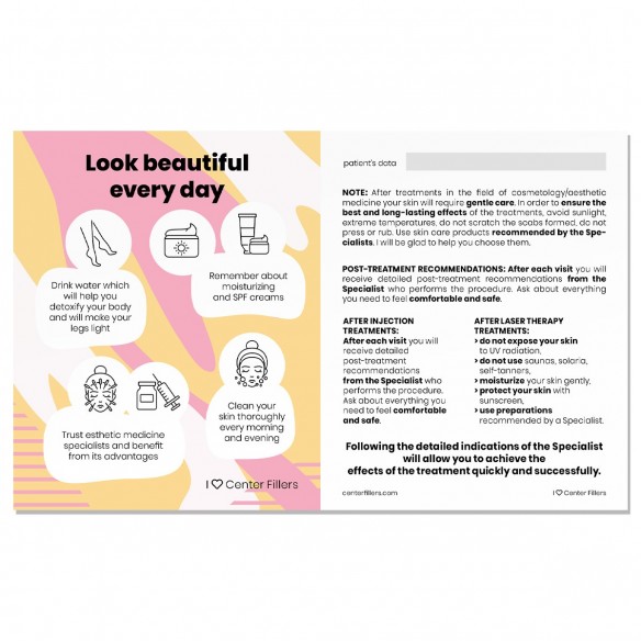 BEAUTY PASSPORT in English (1pc)