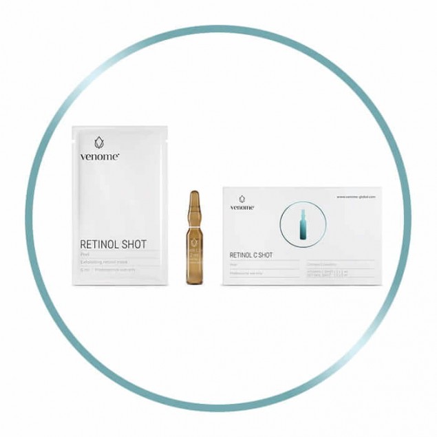 Venome RETINOL C SHOT - 2 zabiegi (2x2ml + 2x5ml)