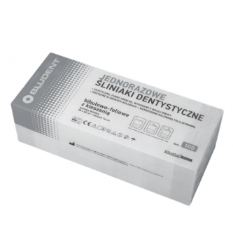 Śliniaki stomatologiczne z kieszonką białe (100szt.)