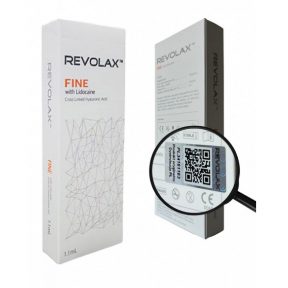 REVOLAX™ FINE LIDOCAINE 10x1,1 ml – Hurtownia estetyczna Center Fillers