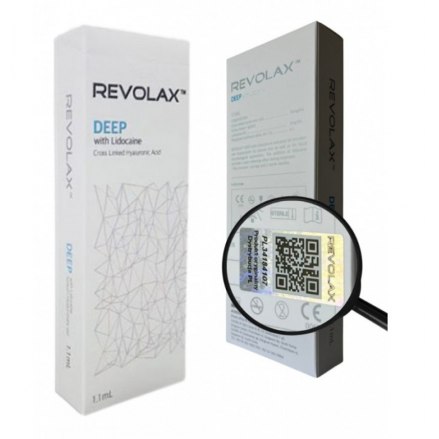 REVOLAX™ DEEP LIDOCAINE 1x1,1 ml – Center Fillers aesthetic wholesaler