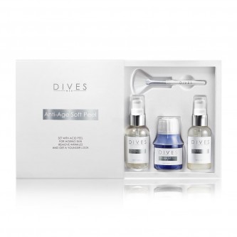 DIVES MED - SET ANTI-AGE SOFT PEEL - ODMŁADZAJĄCY KOMPLEKS KWASOWY 50ML