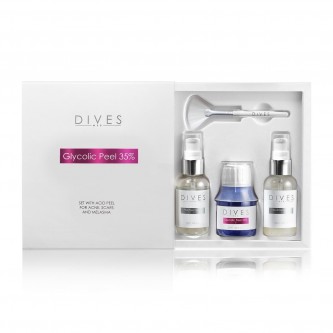 DIVES MED - SET GLYCOLIC PEEL 35% - KWAS GLIKOLOWY 50ML