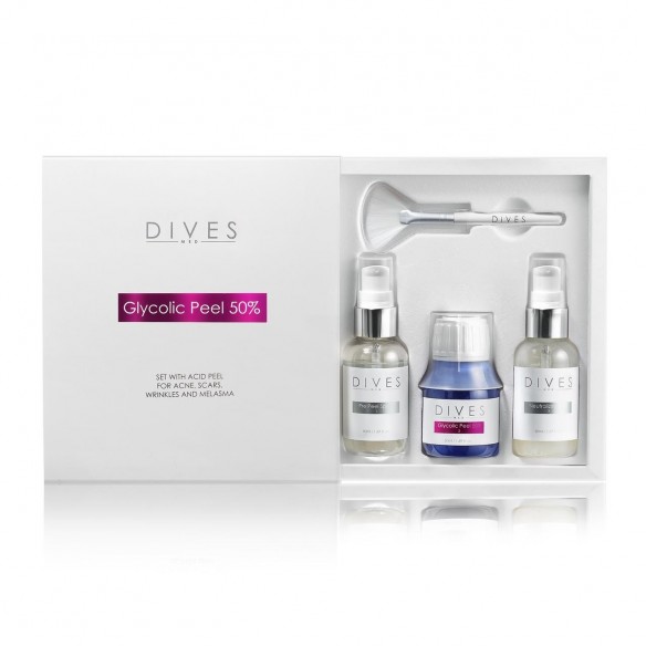 DIVES MED - SET GLYCOLIC PEEL 50% - KWAS GLIKOLOWY 50ML